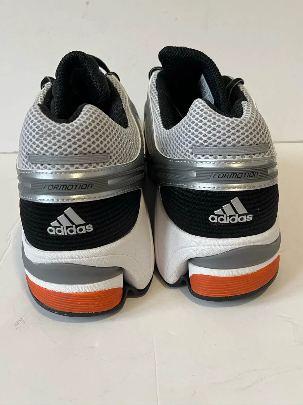 Adidas ADISTAR CONTROL 5 sneakers gray orange silver running shoe men’s size 16